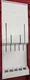 Cutco Plastic Wall Rack Hanging Knife Storage White Tray Holder # 1742 5-Slot