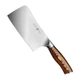 TUO Cutlery 6'' Cleaver Knife - Stainless Steel Meat & Vegetable Chopper, Silver