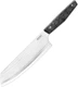 MKM-Maniago Knife Makers Kitchen Santoku 6.88" Damascus Steel Blade CF Handle