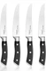 BEZIA Steak Knives Set of 4, Extra Sharp Non Serrated Steak Knife Set, German St