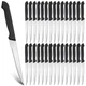 30 PCS Serrated Steak Knife Bulk 8.8 Inch Stainless Steel Edge Kitchen Camping