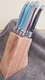 Jean Dubost Laguiole 6-Piece Steak Knife Set - Multi Colored Steak Knives