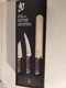Shun Kanso 5" Honesuki 6.5" Boning/Fillet 12" Brisket Knife & Roll 4 PC BBQ Set