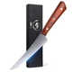 TOMBRO 5.5" Damascus Boning Knife,Full Tang with Ergonomic Rosewood Handle,Ve...
