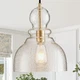 Gold Pendant Lights Kitchen Island Modern Gold Sand Glass Pendant Lighting 10inc