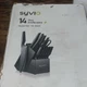  Syvio 14- Piece Knife Block Set Knife Holder YS-2022 With built in sharpener 