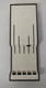 CUTCO Plastic Wall Rack Hanging Knife Storage Tray Holder 1742 5 Slot Off White