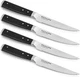 KitchenAid Gourmet 4 Piece Forged Triple Rivet Steak Knife Set, High Carbon Japa