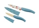The Pioneer Woman Breezy Blossom 2-Piece Chef & Paring Knife Set With Sheath 