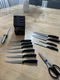 Henckels Forged Synergy 13 pc East Meets West Knife Block Set