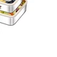 GIUOIDUO 3-Piece Extra Thick 304 Stainless Steel Food Storage Containers with No