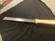 VTG Quikut Quikkle Double Sided Knife 9.5&rdquo; Stainless Serrated Carver Slicer USA