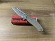 Kershaw Natrix Frame Folding Knife 3.25" 8Cr13MoV Steel Blade Tan G10 Handle 