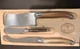 Laguiole Jean Dubost Knife Set Cleaver Spreader Stainless Steel Silver Brown