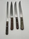 4 Vintage CASE XX Kitchen Chef Knives Stainless CAP 242-9.5&rdquo; 200-8&rdquo; 283-8&rdquo; P 251