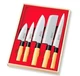 Japanese kitchen knife Set of 5 wooden box case Mr. koumei Nakamura