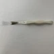 Cutco Fork #1726 JJ 3-Pronged Meat Turning Fork with Classic White Pearl Handle