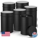 Zopeal 6 Pack Metal Tea Tin Canister with Airtight Double Lids 16 oz Round Tin C