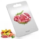 Chin-Best Cutting Board, Stainless Steel Small (11.5" x 8"), Silver 