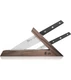 Cangshan Cutlery TG Series 3-Piece TAI Knife Walnut Block Set, Swedish Steel NEW
