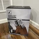 Imarku 16-Pieces Hammered Kitchen Knife Set with Block