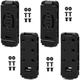 4 Pack 3 Inch Holster Belt Clips Knife Belt Clip Holster Adjustable Molle Att...