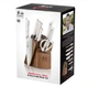 Cangshan HELENA Series German Steel Forged Knife Block Set (8-Piece, White)