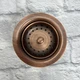 Kitchen Sink 3.5 in. Strainer Drain ANTIQUE COPPER Post Styled Basket TDB35AC