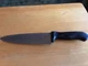 WEAR EVER bread knife Stainless USA 13&rdquo; salad meat cheese fruit black handle VTG