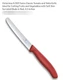 Victorinox 6.7831 Serrated Swiss Classic Tomato And Table Knife Red Handle