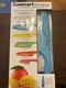 Cuisinart Advantage 10 Piece Ceramic Coated Knife Set w Blade Guards NEW