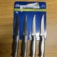 Oster Baldwyn 4 Piece Stainless Steel Serrated Steak Knives