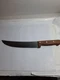 Vintage Dexter 10" Carving Slicing Steak Knife Wood Handle