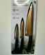 Sharper Image 6-PC Rose Gold Essential Knife Set CHEF +UTILITY +PARING w/ Sheath