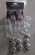 NEW Farberware Classic Clear Glass Stainless Steel Salt Pepper Shaker 12 Lot Set