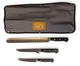 Oklahoma Joe's Blacksmith 3 Piece Knife Set with Wrap