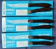6 Vintage QUIKUT Stainless QUIKKLE STEAK KNIVES, Knife in Cardboard - NOS
