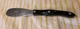 Cutco 1768 JC Vintag 90's Spatula Spreader Knife Classic Dark Brown Swirl Handle
