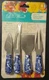The Pioneer Woman Heritage Floral Cheese Knife and Fork Serving Set of 4