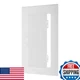 PATIKIL 12x8" Hinged ABS Access Panel Wall Hole Cover for Drywall Plumbing/Elect