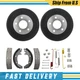 Rear Brake Drum Drums Shoes Spring Hardware Kit Fits 01-07 Ford Taurus