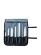 Mercer Culinary Millennia 8-Piece Knife Roll Set, Black Handles