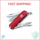 Victorinox Classic SD 7 Function Pocket Knife, Translucent Ruby
