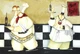 Ceramic Backsplash Tile Mural Chef Cook Kitchen/Bathroom - Bistro Chefs