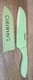 Cuisinart Stainless Steel Green Santoku Chef 7&rdquo; Knife C7712PMCPC-7SAN & Sheath