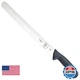 Mercer Culinary M23112 Millennia Black Handle 12-Inch Wavy Edge Slicer
