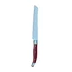Jean Dubost Laguiole Bread Knife Red Handle Stainless Steel Made in France