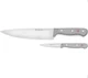 WUSTHOF GOURMET GRAY 2-PC PREP SET - GRAY - 8&rdquo; Chef&rsquo;s Knife AND 3&rdquo; Pairing Knife