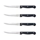 Chicago Cutlery Essentials 4-Piece Serrated Steak Knives, 4.5 Stainless Steel
