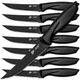 LDC LUX DECOR COLLECTION Steak Knives Set - Black (8 Piece)